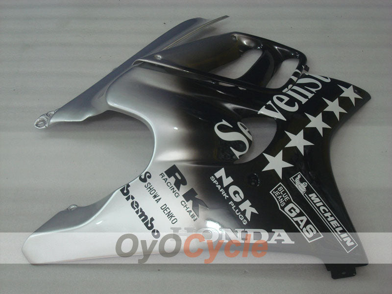 Injection Fairing kit for 95-96 CBR600F3 - Black, Silver - SevenStars #OYO87904797