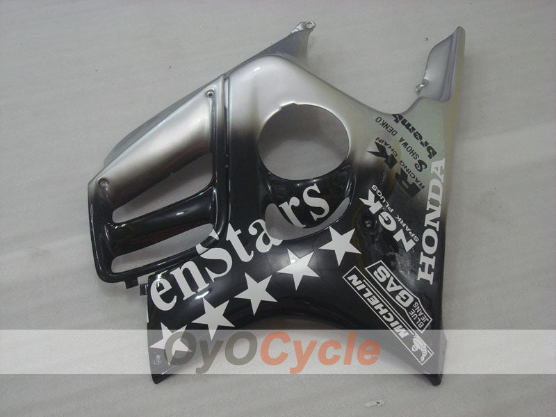 Injection Fairing kit for 95-96 CBR600F3 - Black, Silver - SevenStars #OYO87904797