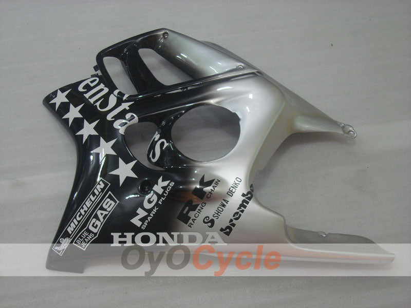Injection Fairing kit for 95-96 CBR600F3 - Black, Silver - SevenStars #OYO87904797