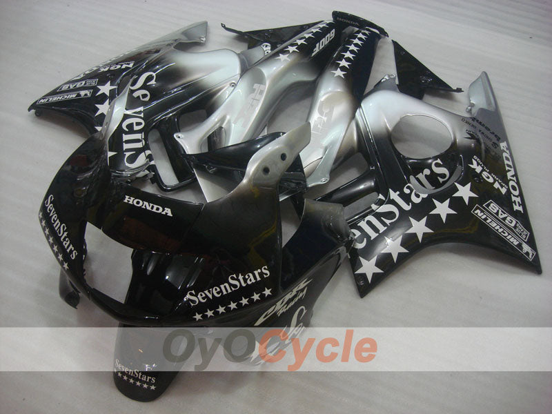 Injection Fairing kit for 95-96 CBR600F3 - Black, Silver - SevenStars #OYO87904797 Secondary image