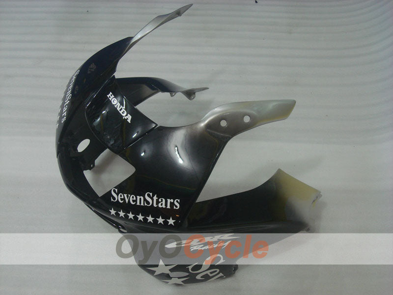 Injection Fairing kit for 95-96 CBR600F3 - Black, Silver - SevenStars #OYO87904797