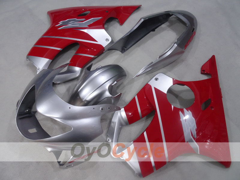 Injection Fairing kit for 99-00 CBR600F4 - Red, Silver - Factory Style #OYO87904821