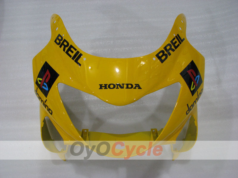 Injection Fairing kit for 99-00 CBR600F4 - Yellow, White, Black - Nastro Azzurro #OYO87904823
