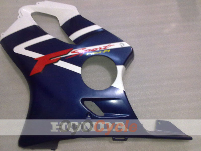 Injection Fairing kit for 99-00 CBR600F4 - Blue, White - Factory Style, Customize #OYO87904825