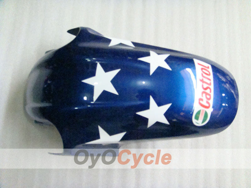 Injection Fairing kit for 99-00 CBR600F4 - Red, Blue - Castrol #OYO87900106