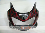 Injection Fairing kit for 99-00 CBR600F4 - Red, Black - Flame #OYO87900110