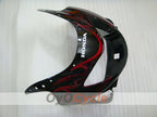 Injection Fairing kit for 99-00 CBR600F4 - Red, Black - Flame #OYO87900110