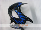 Injection Fairing kit for 99-00 CBR600F4 - Blue, Black - Flame #OYO87900111