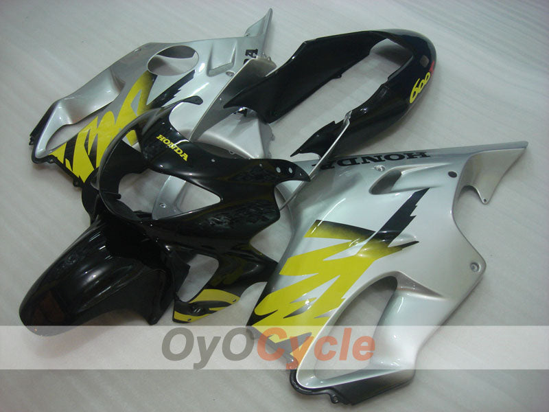 Injection Fairing kit for 99-00 CBR600F4 - Black, Silver - Factory Style #OYO87900119 Secondary image