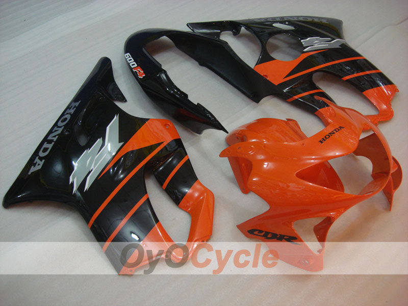 Injection Fairing kit for 99-00 CBR600F4 - Orange, Black - Factory Style #OYO87900124