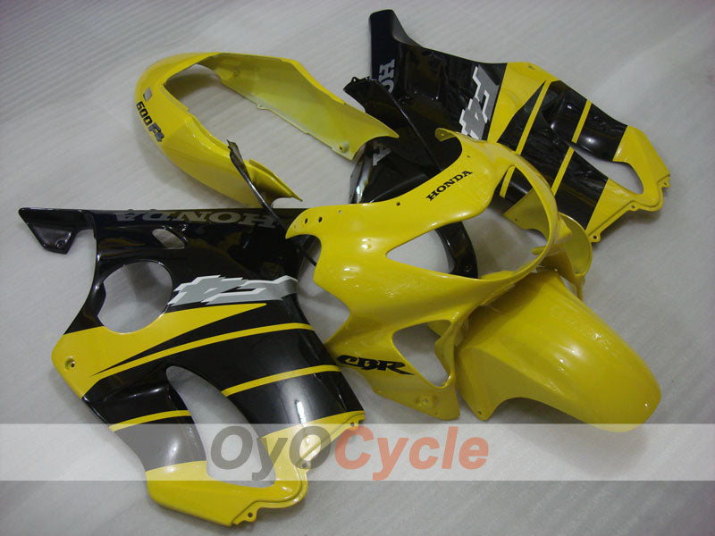 Injection Fairing kit for 99-00 CBR600F4 - Yellow, Black - Factory Style #OYO87900126 Main image