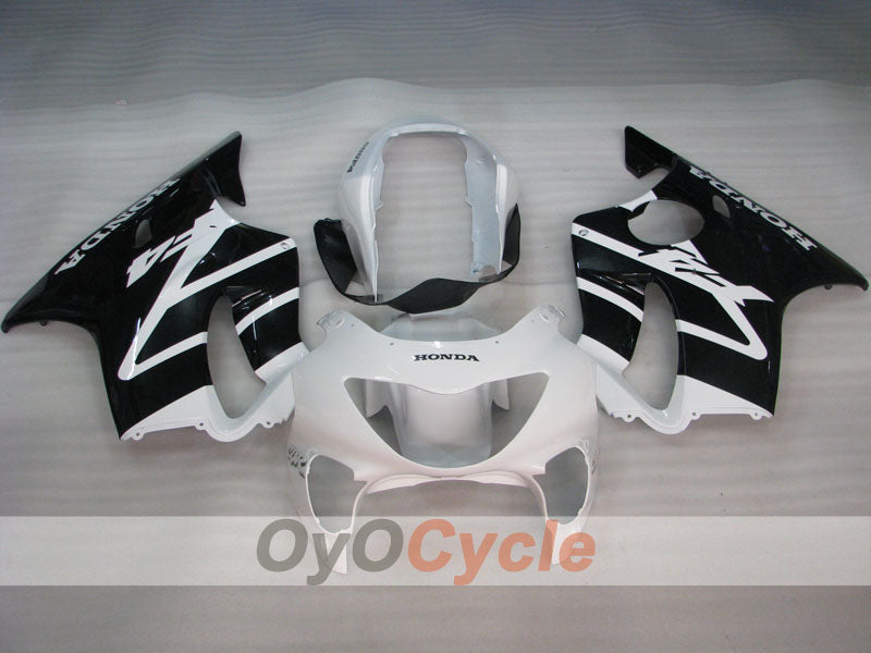 Injection Fairing kit for 99-00 CBR600F4 - White, Black - Factory Style #OYO87900129 Secondary image