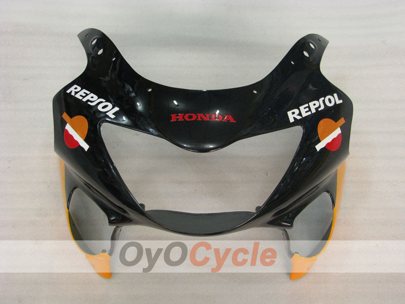 Injection Fairing kit for 99-00 CBR600F4 - Red, Black - Repsol #OYO87900140