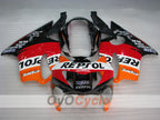 Injection Fairing kit for 99-00 CBR600F4 - Orange, Black - MICHELIN, Repsol #OYO87900141