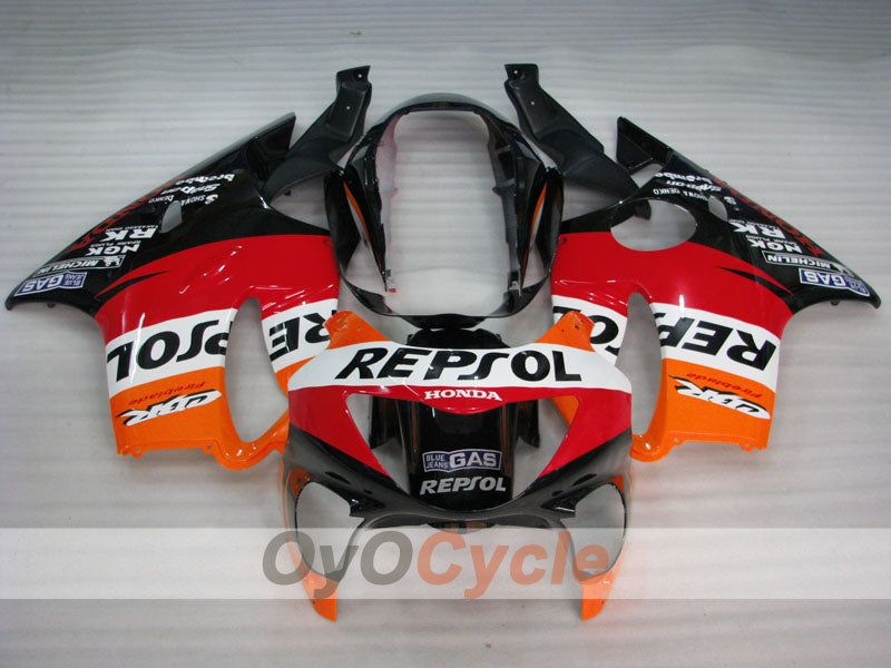 Injection Fairing kit for 99-00 CBR600F4 - Orange, Black - MICHELIN, Repsol #OYO87900141
