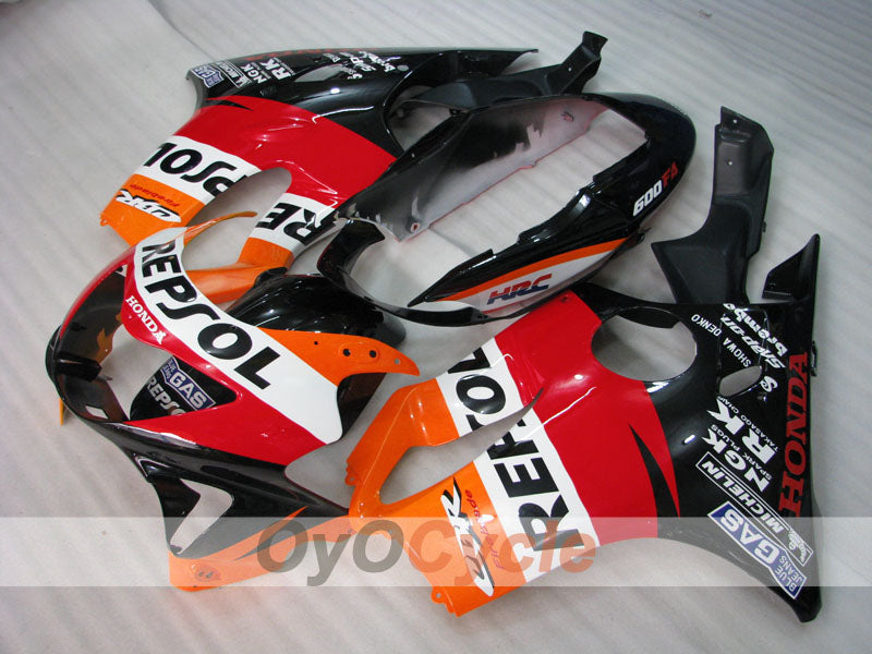 Injection Fairing kit for 99-00 CBR600F4 - Orange, Black - MICHELIN, Repsol #OYO87900141