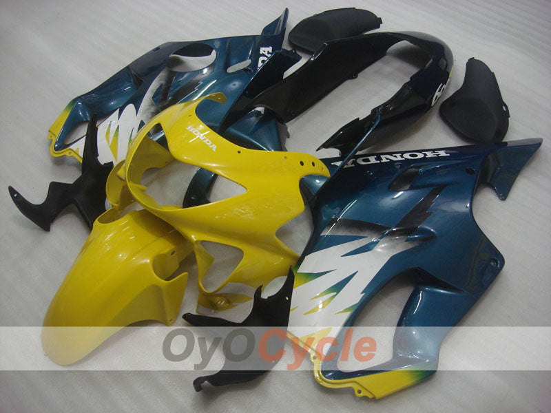 Injection Fairing kit for 99-00 CBR600F4 - Yellow, Blue - Factory Style #OYO87904843