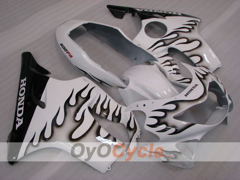 Injection Fairing kit for 99-00 CBR600F4 - White, Black - Customize #OYO87904845