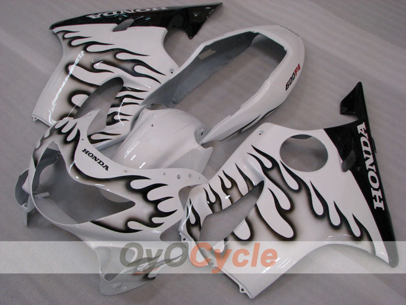 Injection Fairing kit for 99-00 CBR600F4 - White, Black - Customize #OYO87904845