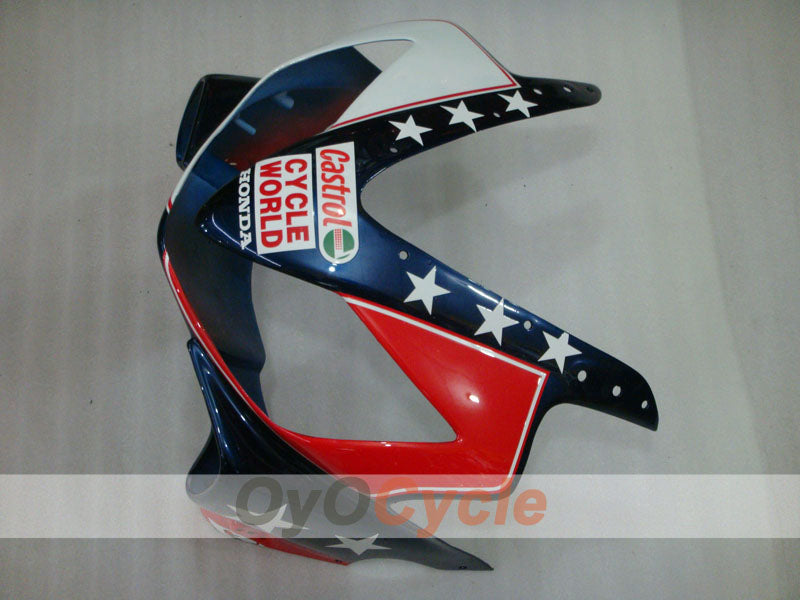Injection Fairing kit for 04-07 CBR600F4i - Red, Blue - Castrol #OYO87904851