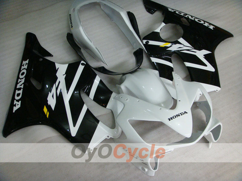 Injection Fairing kit for 04-07 CBR600F4i - White, Black - Factory Style #OYO87904853 Main image