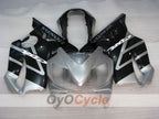 Injection Fairing kit for 04-07 CBR600F4i - Black, Silver - Factory Style #OYO87904855