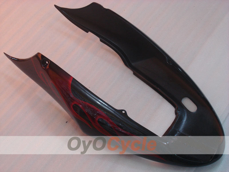 Injection Fairing kit for 04-07 CBR600F4i - Red, Black - Flame #OYO87904857