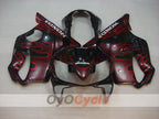 Injection Fairing kit for 04-07 CBR600F4i - Red, Black - Flame #OYO87904857