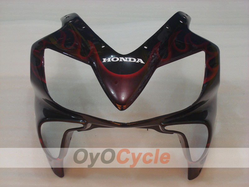 Injection Fairing kit for 04-07 CBR600F4i - Red, Black - Flame #OYO87904857