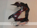 Injection Fairing kit for 04-07 CBR600F4i - Red, Black - Flame #OYO87904857