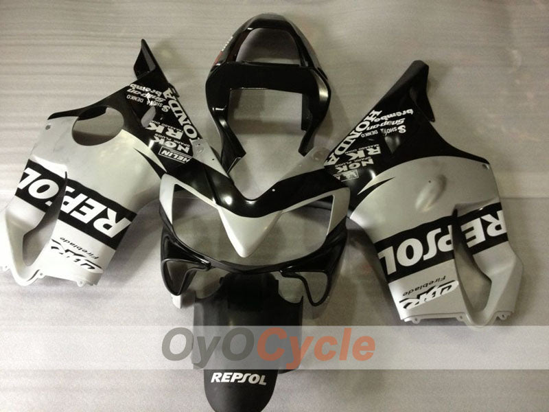 Injection Fairing kit for 01-03 CBR600F4i - Black, Silver - Factory Style, Customize #OYO87904858 Secondary image