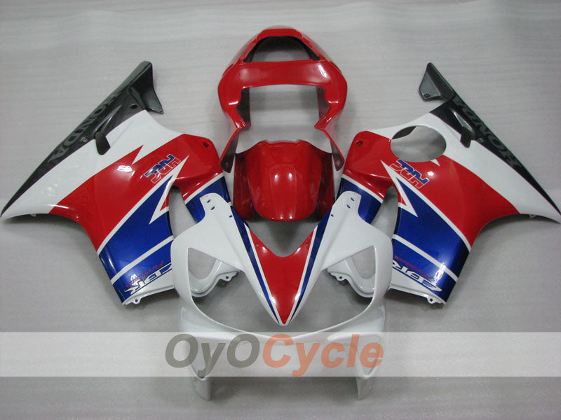 Injection Fairing kit for 01-03 CBR600F4i - Red, White - Factory Style #OYO87904862 Secondary image