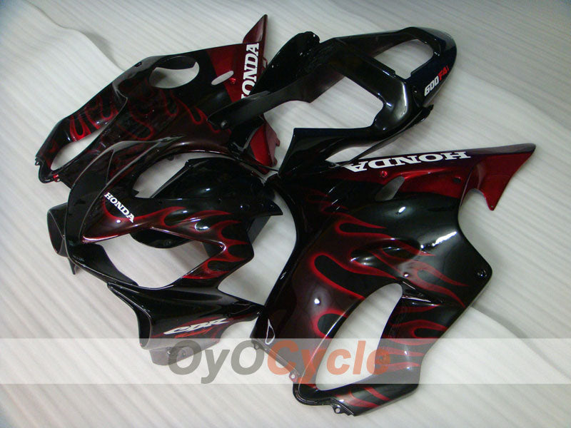 Injection Fairing kit for 01-03 CBR600F4i - Red, Black - MICHELIN, Rossi #OYO87904866 Secondary image