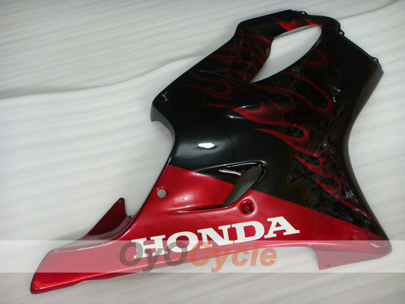 Injection Fairing kit for 01-03 CBR600F4i - Red, Black - MICHELIN, Rossi #OYO87904866