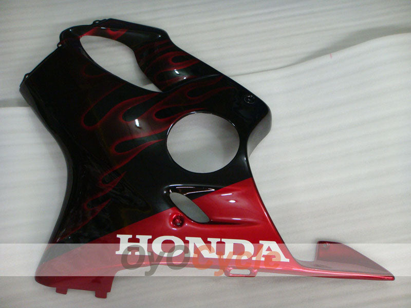Injection Fairing kit for 01-03 CBR600F4i - Red, Black - MICHELIN, Rossi #OYO87904866