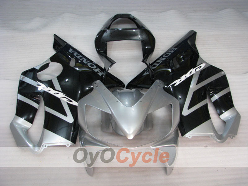 Injection Fairing kit for 01-03 CBR600F4i - Black, Silver - Factory Style #OYO87904868 Secondary image