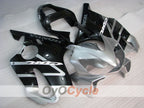 Injection Fairing kit for 01-03 CBR600F4i - Black, Silver - Factory Style #OYO87904868