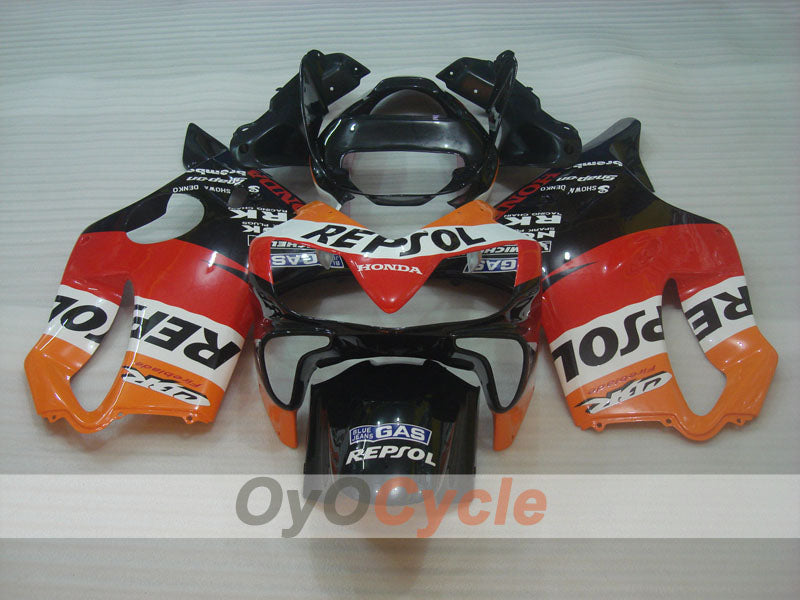 Injection Fairing kit for 01-03 CBR600F4i - Orange, Black - MICHELIN, Repsol #OYO87904871 Secondary image