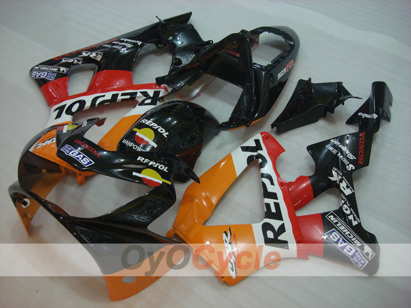 Injection Fairing kit for 00-01 CBR900RR 929 - Yellow, Black - MICHELIN, Repsol #OYO87904877