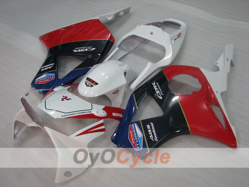 Injection Fairing kit for 02-03 CBR900RR 954 - Red, White, Black - MOTUL #OYO87904882