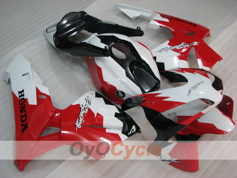 Injection Fairing kit for 03-04 CBR600RR - Red, White - Erion Racing #OYO87904891 Main image