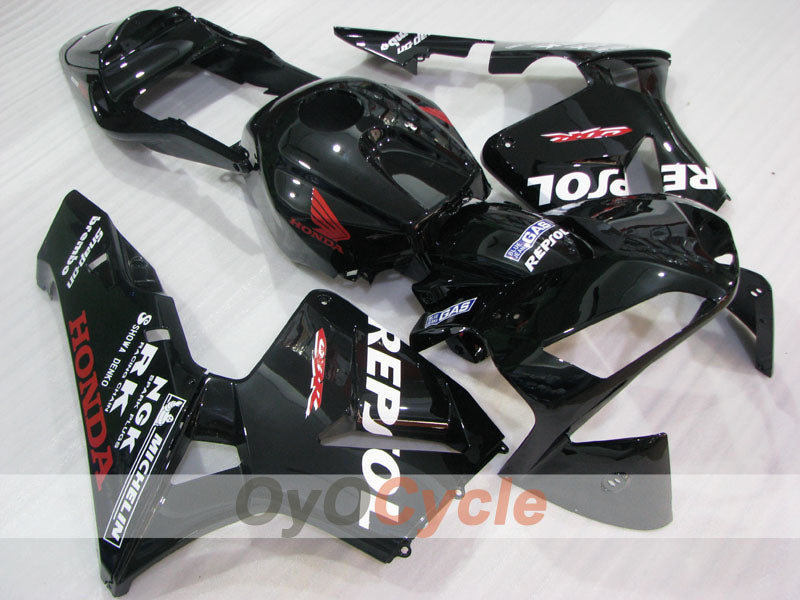 Injection Fairing kit for 03-04 CBR600RR - Black - Repsol #OYO87904893 Secondary image