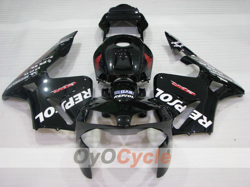 Injection Fairing kit for 03-04 CBR600RR - Black - Repsol #OYO87904893 Main image