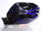 Injection Fairing kit for 03-04 CBR600RR - Blue, Black - Flame #OYO87904894