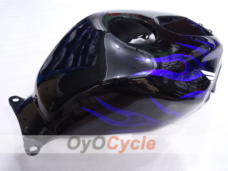 Injection Fairing kit for 03-04 CBR600RR - Blue, Black - Flame #OYO87904894