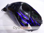 Injection Fairing kit for 03-04 CBR600RR - Blue, Black - Flame #OYO87904894