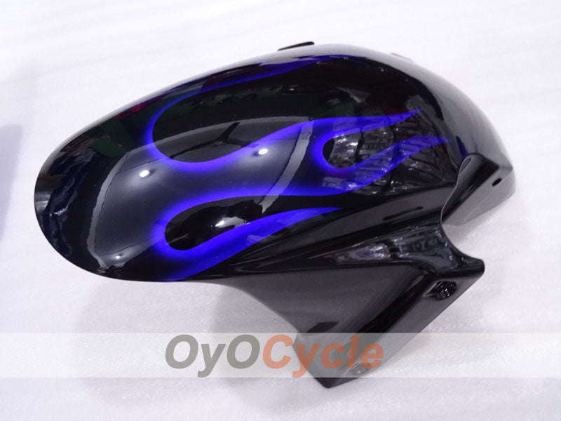 Injection Fairing kit for 03-04 CBR600RR - Blue, Black - Flame #OYO87904894