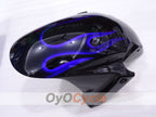 Injection Fairing kit for 03-04 CBR600RR - Blue, Black - Flame #OYO87904894