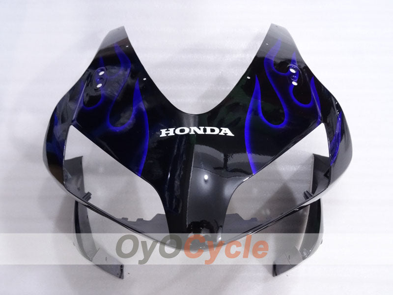 Injection Fairing kit for 03-04 CBR600RR - Blue, Black - Flame #OYO87904894