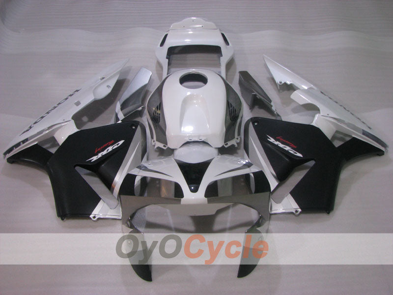 Injection Fairing kit for 03-04 CBR600RR - White, Black - Factory Style #OYO87904896 Main image